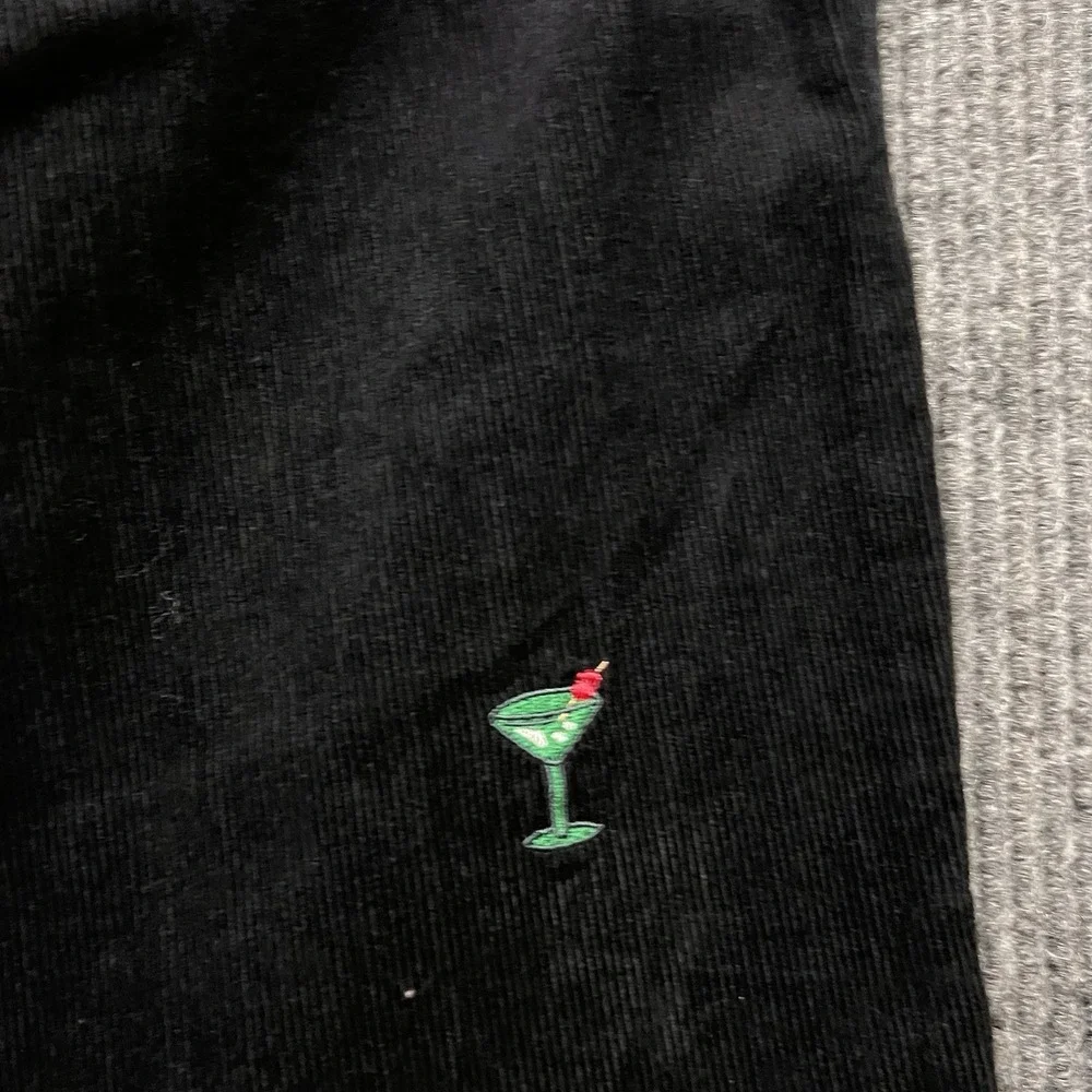 Vineyard Vines CORDUROY PANT MARTINIS JET BLACK 30X32 Straight Stretch NWT‎ $128